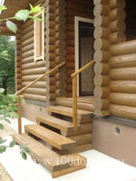 Крылечко из бруса